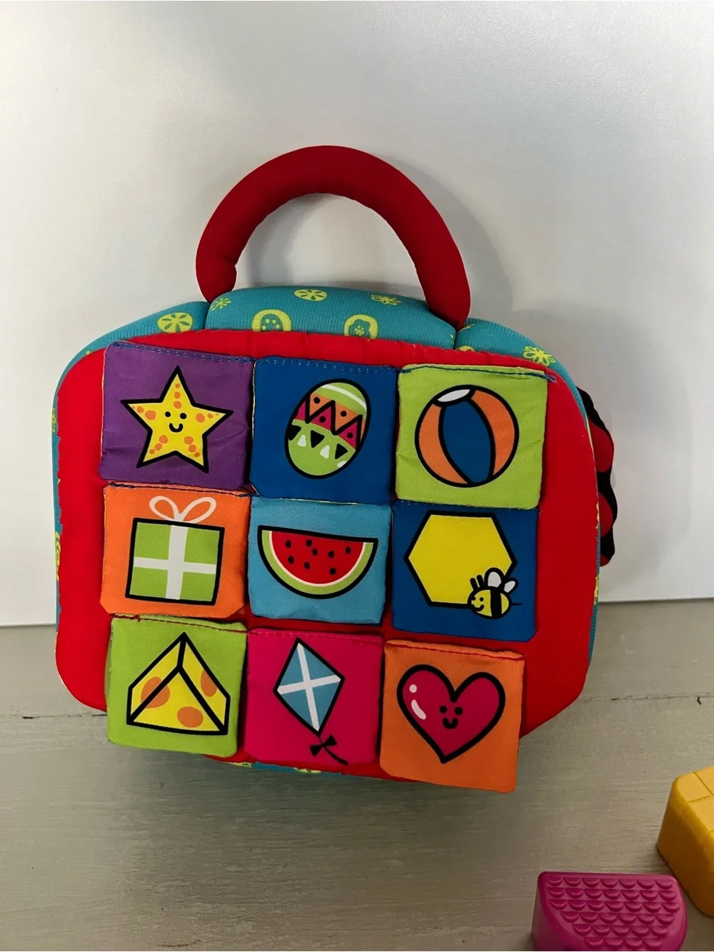 Melissa & Doug K’s Kids Take-Along Shape Sorter Complete 9 Pieces Toddler Toy